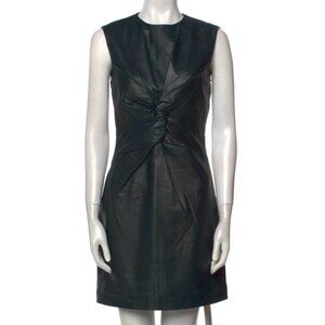 Maje Women's Navy and Green Dress